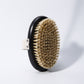 Wanmei Bath Brush, Beech Wood Bath Brush, Solid Wood Black Dry Brush, Cleaning Brush, Boar Bristle Brush, Exfoliating Brush, Bath Brush